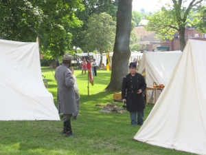 Reenactors at the Battle of Lewisburg